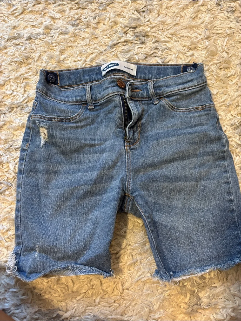 Old Navy Light Blue Girls' Denim Cutoff Shorts